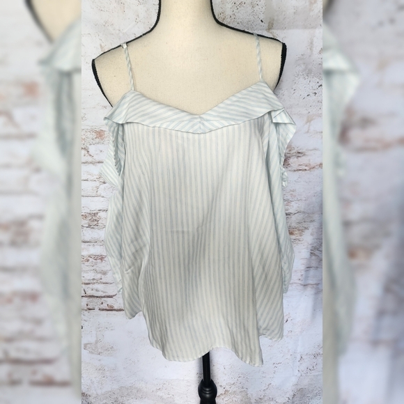 Kori America Off The Shoulder Top Sz L - Picture 1 of 6